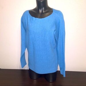 VILA MILANO L blue light sweater blouse